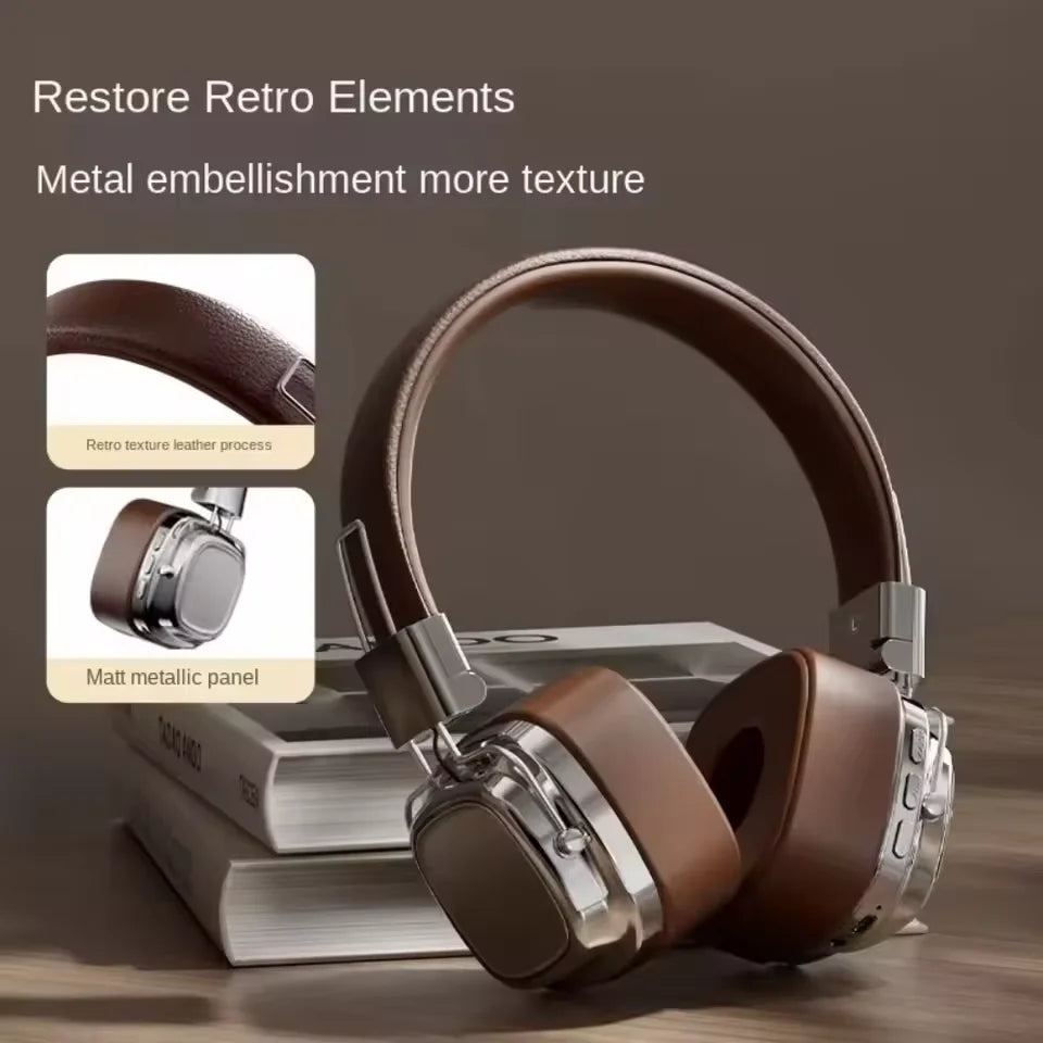Retro Trendy Wireless Headphones CR8 β Iconic Design, Premium Sound