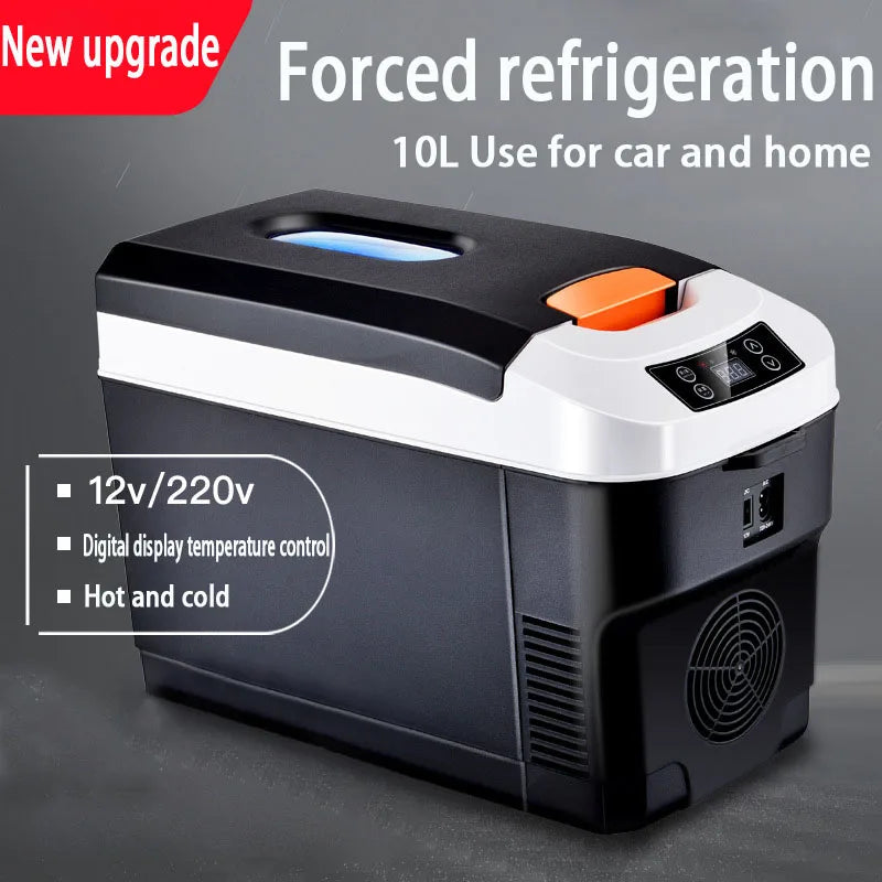 Portable Car and Home Mini Refrigerator – 10L Dual Function (Hot & Cold)