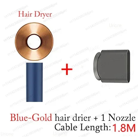 Super Hair Dryer with 6 Nozzles – 1600W Professional Ionic Hair Dryer