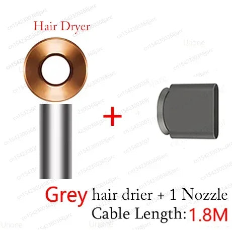 Super Hair Dryer with 6 Nozzles – 1600W Professional Ionic Hair Dryer