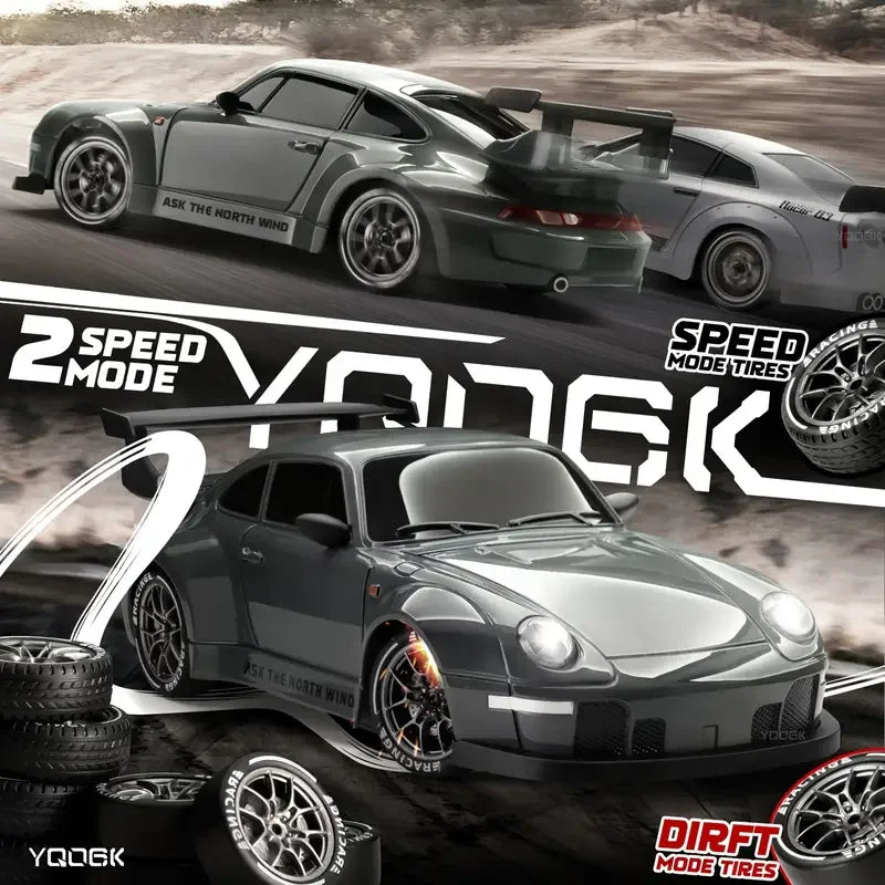 High-Speed 4WD RC Car with Remote Control – Alloy Drift Racing Vehicle