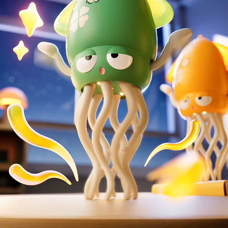 Cute Cartoon Jellyfish Night Light β Adorable LED Mood Lamp