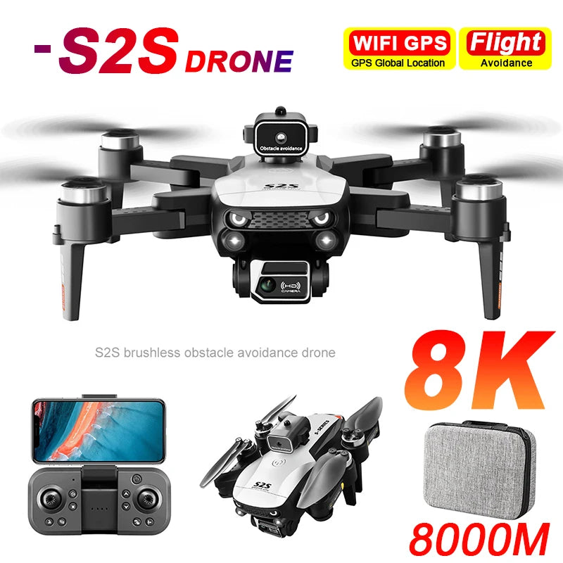 S2S 8K GPS Drone – Power, Precision & Performance in Every Flight