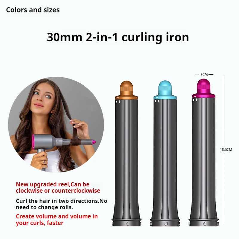 Super Hair Dryer with 6 Nozzles – 1600W Professional Ionic Hair Dryer
