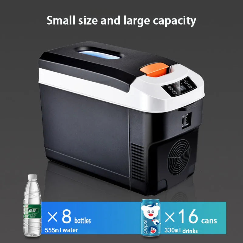 Portable Car and Home Mini Refrigerator – 10L Dual Function (Hot & Cold)