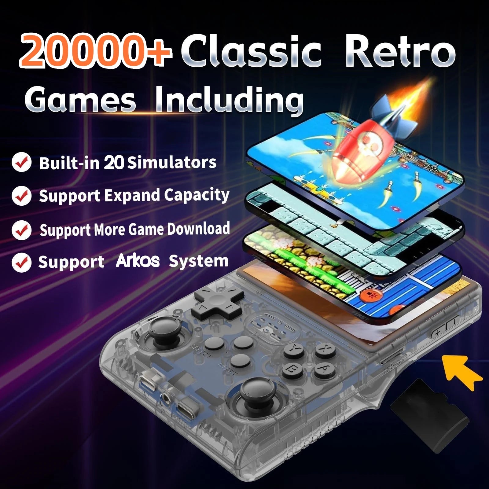 Boyhom Retro Gaming Console – Power in Your Hands