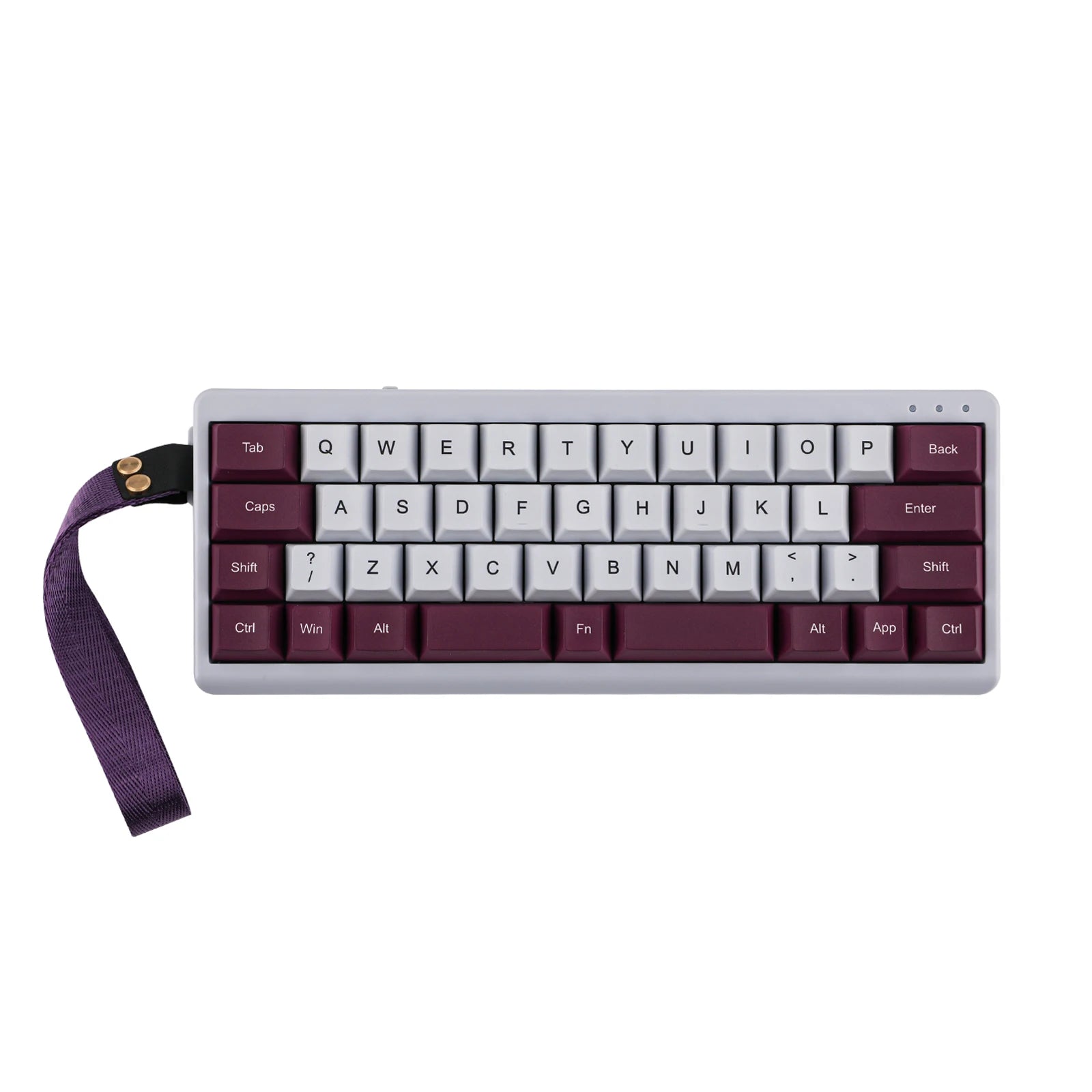 Compact Mechanical Keyboard – Black and Amber Edition